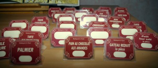 Modèle Art nouveau texte trés lisible Nom du magasin noté sur chaque plastiquette Textes différents sur chacune des plastiquettes. Nom des produis notés Case réinscriptible pour noter les prix ou prix imprimés ( selon votre choix ) Possibilité de commander les plastiquettes complètement non inscrites avec Stylo effaçable à alcool fourni gratuitement Avec support incorporé pour viennoiseries, gâteaux et produits salés etc.... - Epaisseur 500 microns ( épaisseur approx. d&lsquo;une carte de crédit ) Incassable Entretien facile remplissez le formulaire ou envoyez votre liste sur devis@plastiquette.com